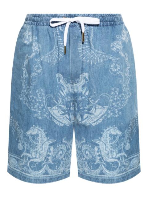 Barocco Sea denim shorts
