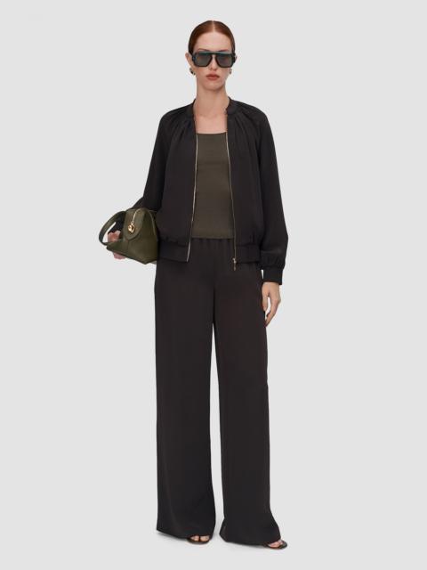 Mira Satin Twill Bomber Jacket