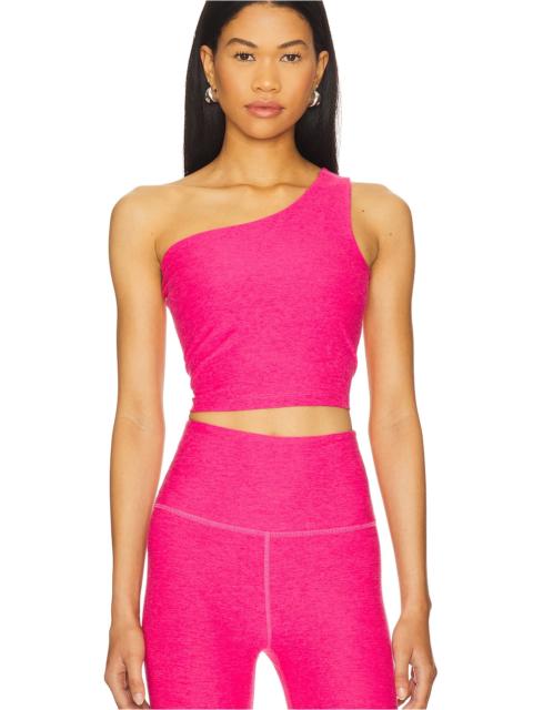 Spacedye The Bold Shoulder Cropped Tank