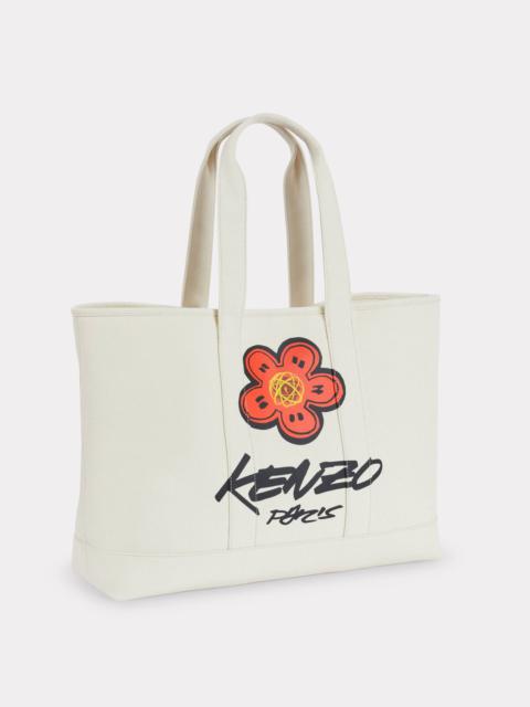 'Kenzo x Futura 2000' large tote bag 'Kenzo Utility' in canvas