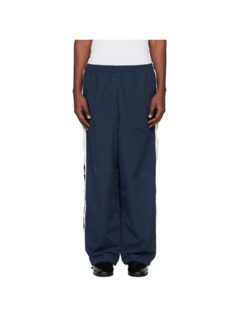 Navy Taped Track Pants
