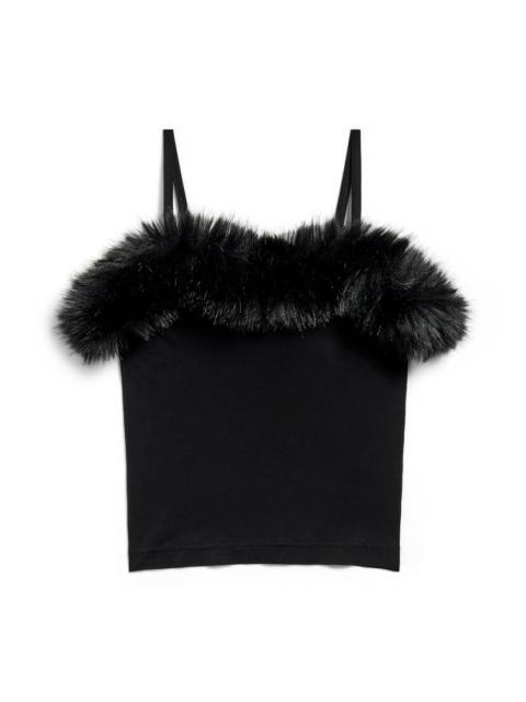 Women's Strap Top in Black