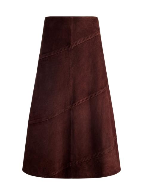 SOSIE SUEDE MIDI SKIRT