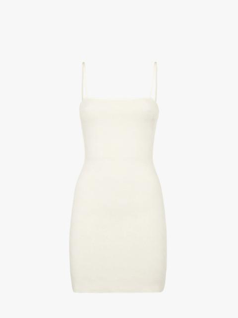 White viscose dress