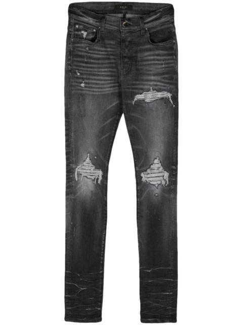 Crystal MX1 low-rise slim-fit jeans