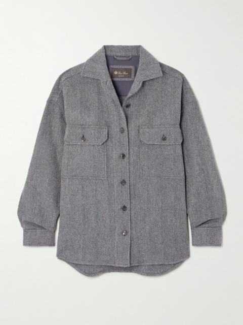 Darby Linen, Wool And Cashmere-blend Shirt