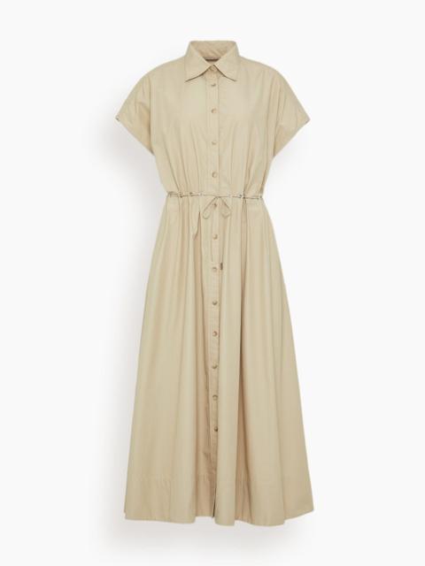 The Blake Short Sleeve Shirtdress in Dune