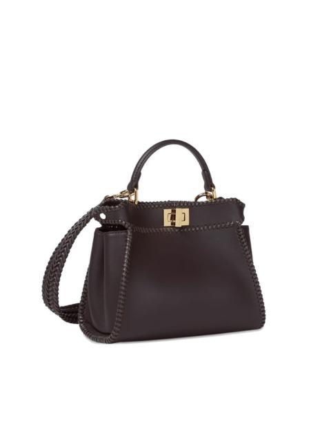 small Peekaboo braided tote bag