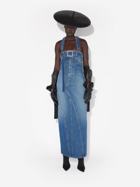 THE DENIM OVERALL DRESS
