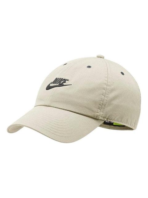 Nike Heritage 86 Futura Washed Cap 'Beige' 913011-072