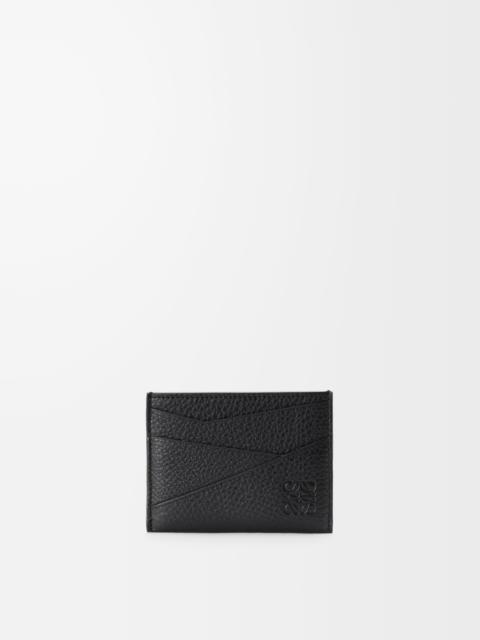 Puzzle plain cardholder in supple grained calfskin