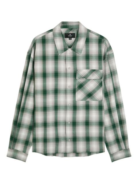 check-pattern shirt