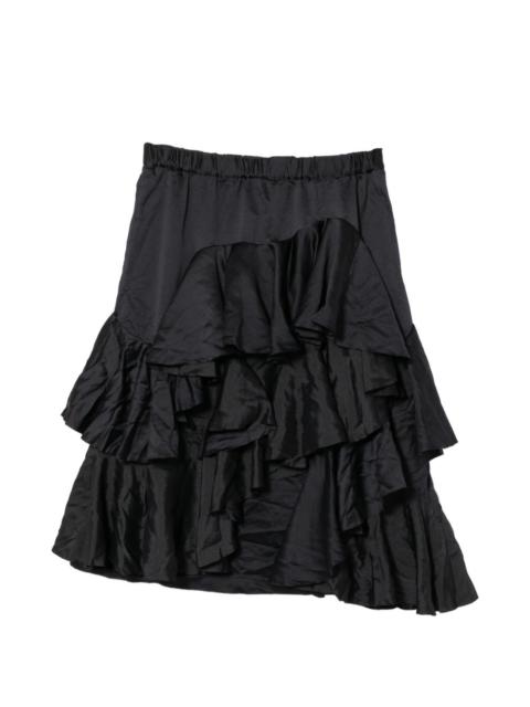 ruffled skirt