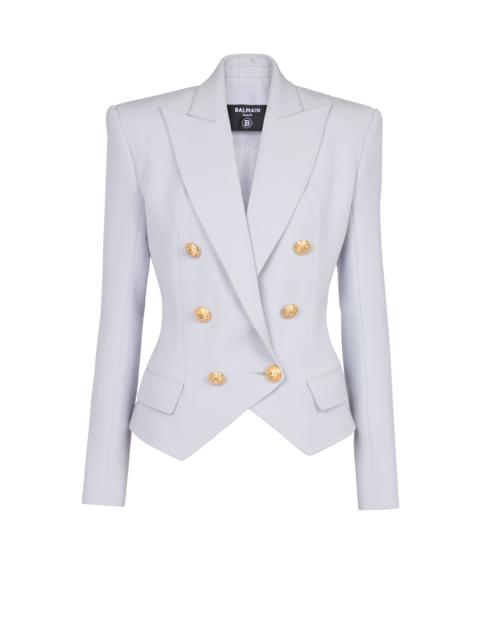 Wool double-breasted blazer