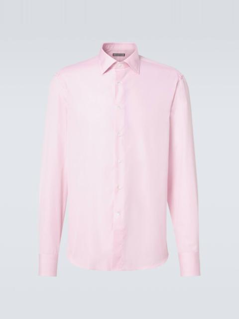 Cotton poplin shirt