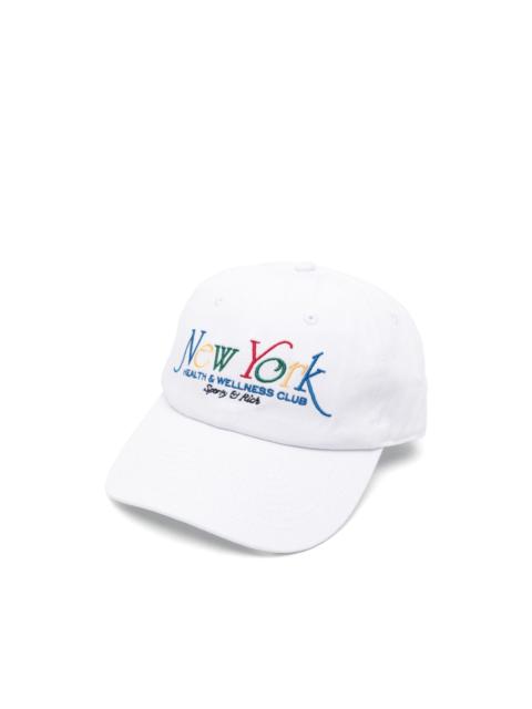 embroidered cotton cap