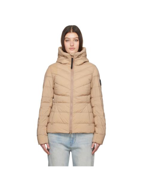 Tan 'Black Label' Clair Down Jacket