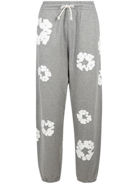 drawstring "Cotton Wreath" track pants