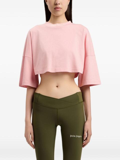 Cotton cropped t-shirt