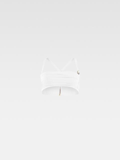 Le haut de maillot Drapeado