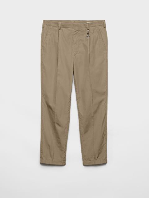 Cotton pants with key ring