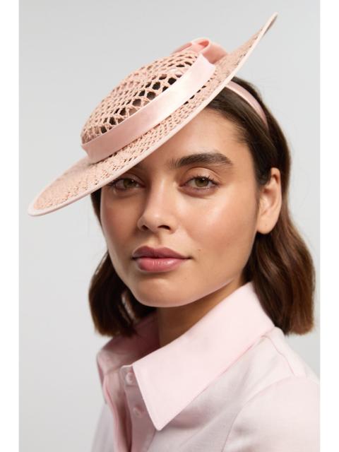 Crochet Satin Bow Fascinator