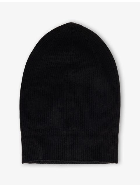 Ribbed Wool Beanie