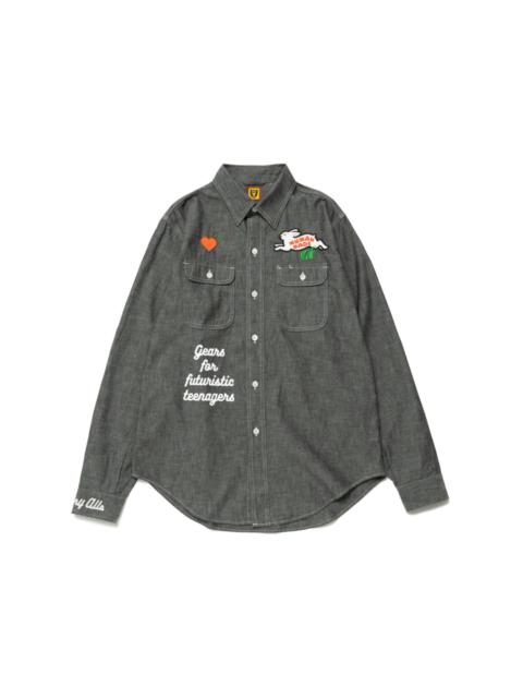 Human Made Chambray Shirt Black