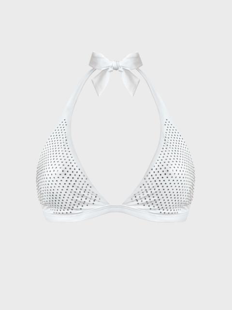 Women Halter Bikini Top Strass