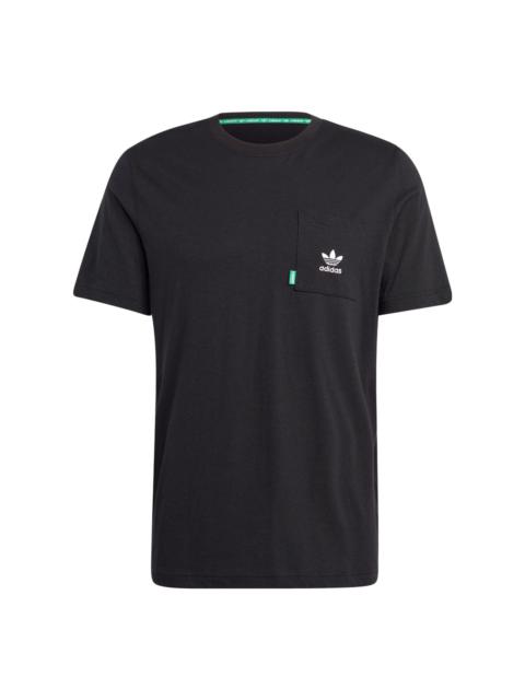 adidas originals Essentials+ Made With Hemp T-shirt 'Black' HR8623