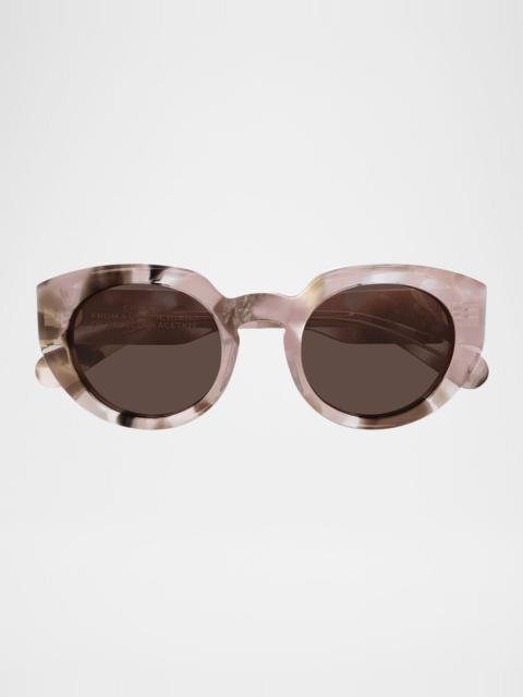 Round Acetate Sunglasses