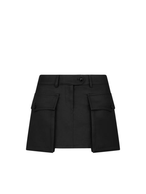 MINI SKIRT WITH LARGE PATCH POCKETS