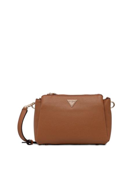triangle-logo cross body bag
