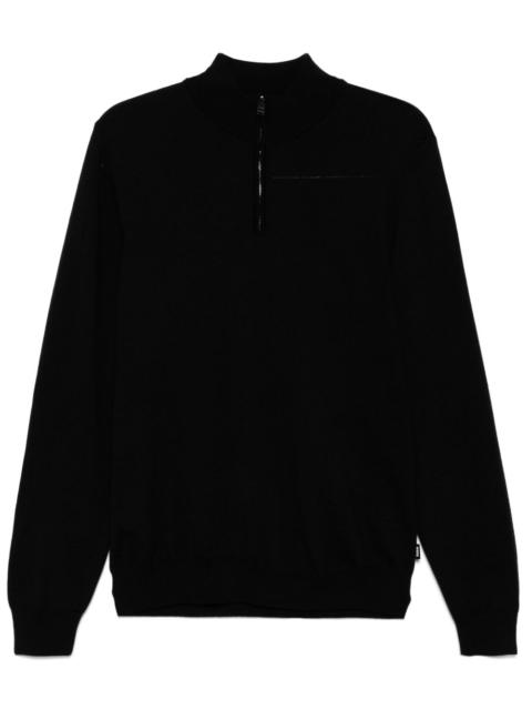 half-zip jumper