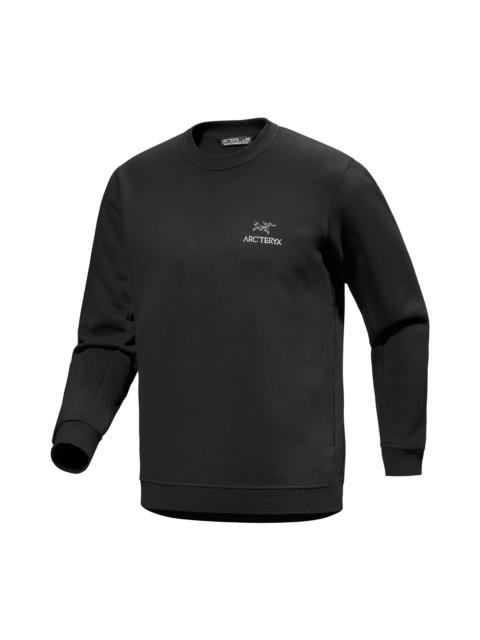 Emblem Fleece Crew Neck Pullover