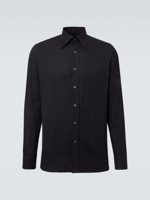 Cotton flannel shirt