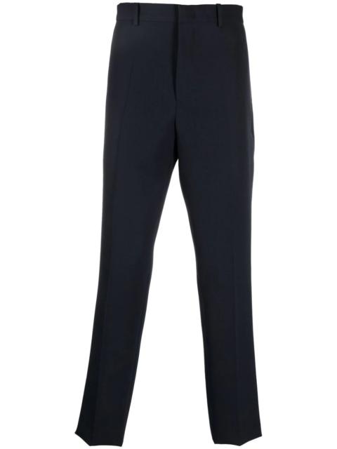 tailored cotton-wool blend trousers
