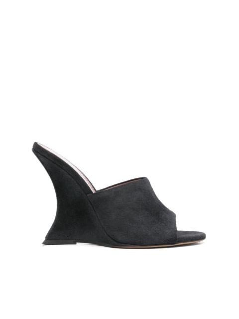 105mm suede mules
