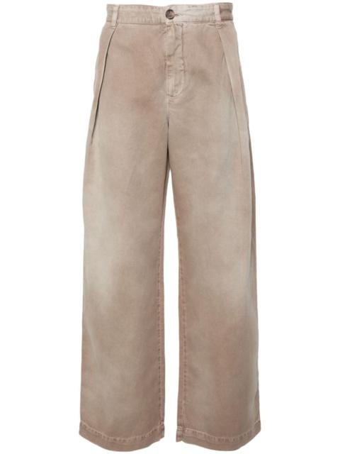Fraser faded wide-leg trousers