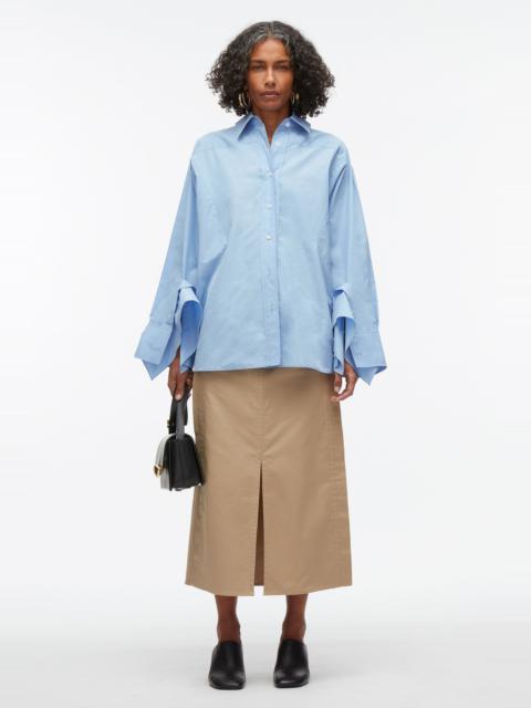 Oversize Shirt with Cascade Cuff