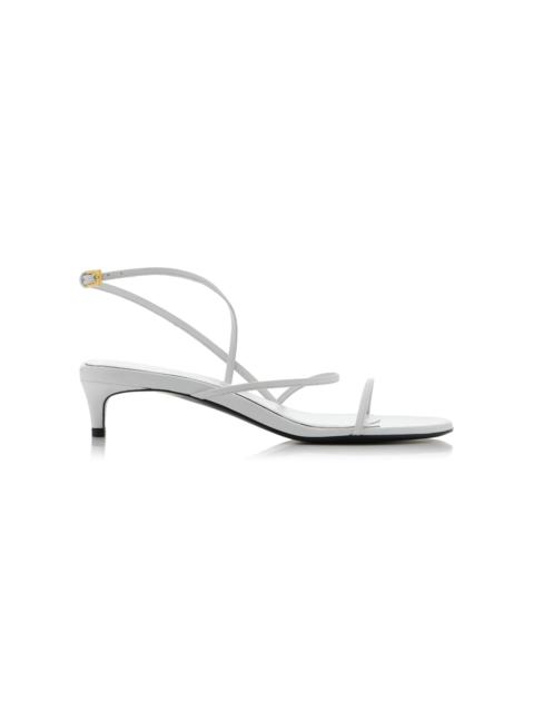 Loop Leather Sandals white