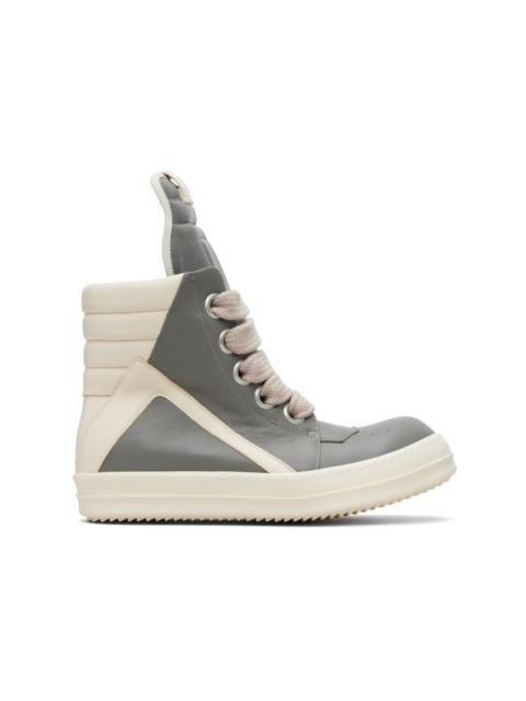 Gray Temple Jumbolace Geobasket Sneakers