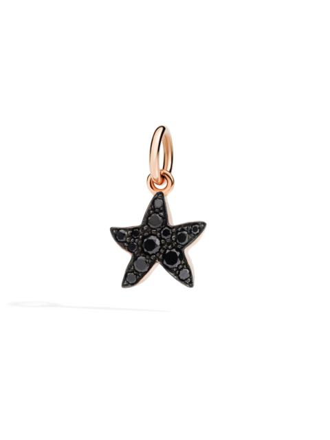 ROSE GOLD & BLACK DIAMOND STAR CHARM