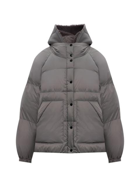 hooded down jacket
