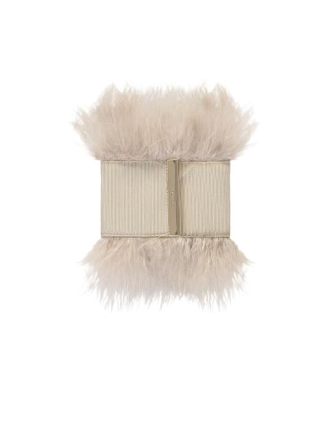 feather-detail bracelet