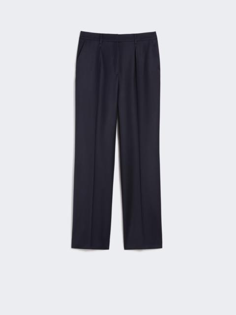 CANNES Gabardine wool trousers