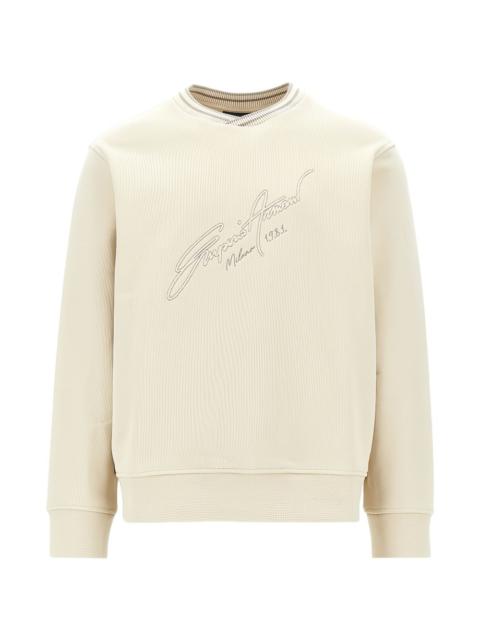logo-embroidered sweatshirt