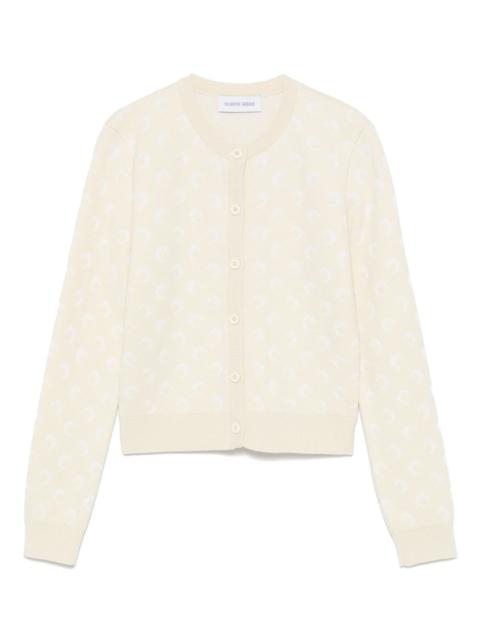 moon-jacquard cardigan