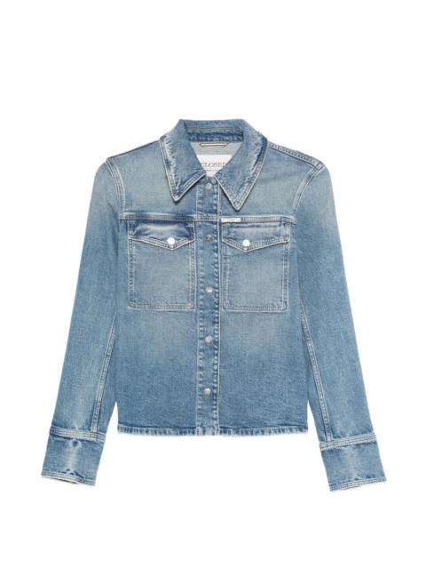 Utility chest-pocket denim shirt