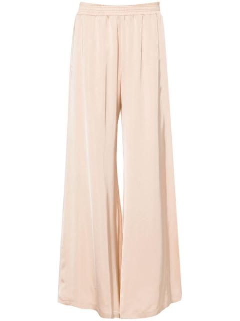 satin wide-leg trousers
